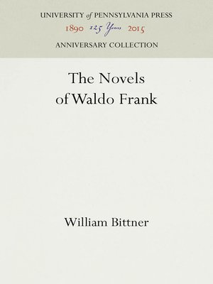 cover image of The Novels of Waldo Frank
